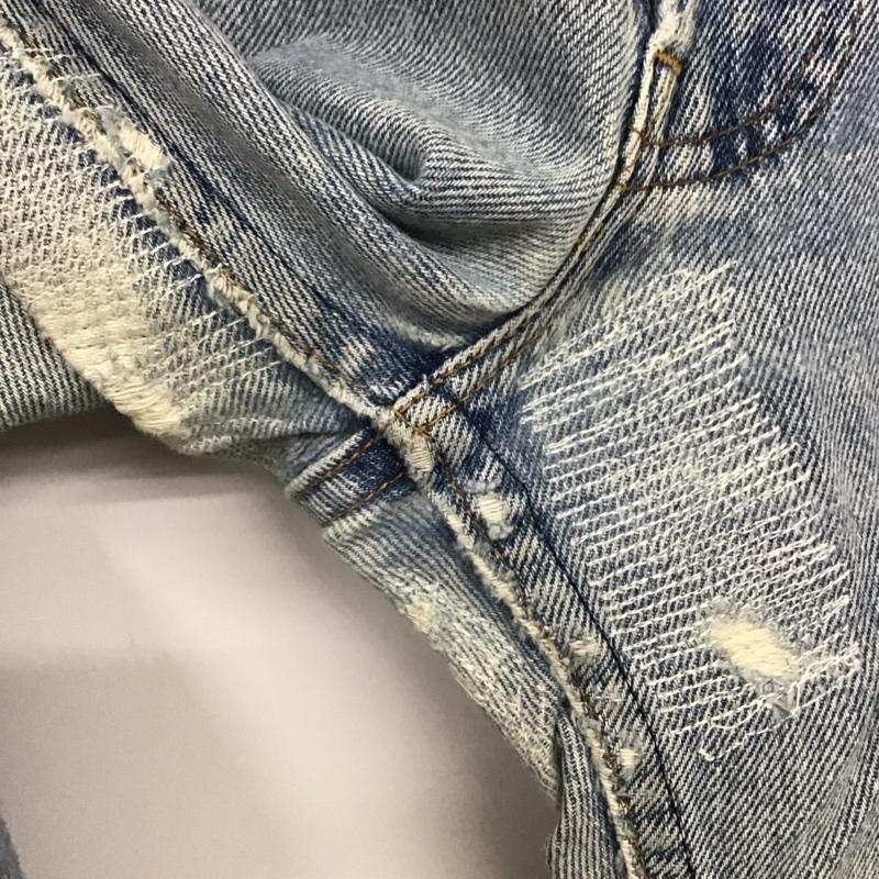 リーバイストラウスアンドコー Levi Strauss & co. パンツ デニム、ジーンズ デニムパンツ ストレートパンツ カジュアルパンツ 32インチ 無地 インディゴ / インディゴ /  メンズ USED 古着 中古 10124042