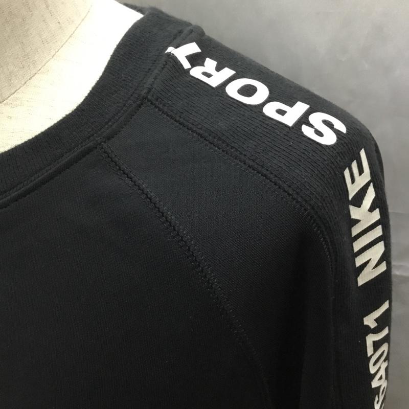 ナイキ NIKE トレーナー 長袖 CJ5084-010 スウェット XL ロゴ、文字 黒 / ブラック /  メンズ USED 古着 中古 10114246
