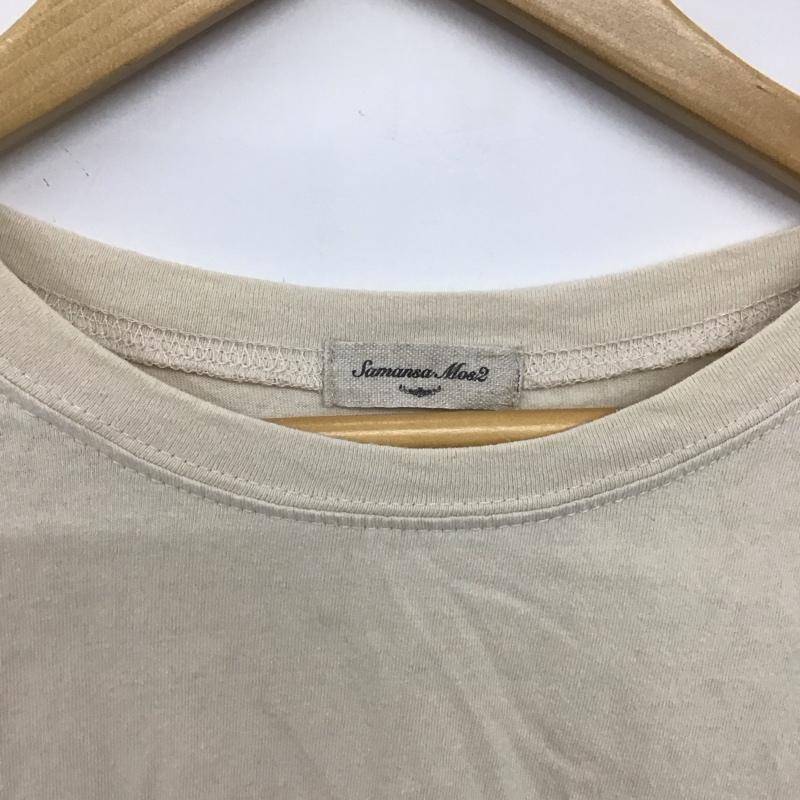 サマンサモスモス Samansa Mos2 ワンピース ロングスカート FREE 無地 X チェック ベージュ / ベージュ / X 茶 / ブラウン /  レディース USED 古着 中古 10150430