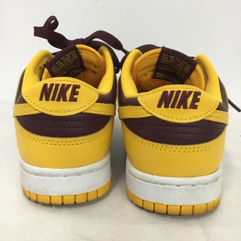 ナイキ NIKE スニーカー スニーカー DD1391-702 DUNK LOW RETRO 26cm 26.0cm ロゴ、文字 ボルドー / ボルドー / X 黄 / イエロー /  メンズ USED 古着 中古 10142829