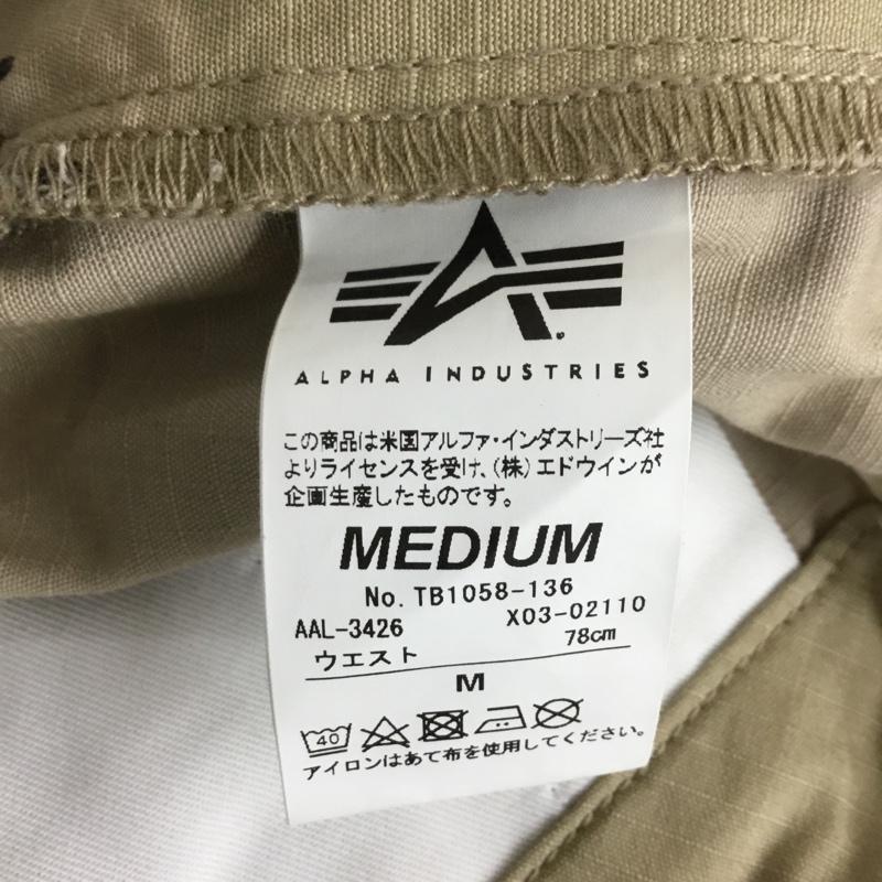 アルファ ALPHA パンツ ワークパンツ、ペインターパンツ TB1058-136 テーパード カーゴパンツ 迷彩 カモ柄 M 総柄 ベージュ / ベージュ / X 茶 / ブラウン / X 黒 / ブラック /  メンズ USED 古着 中古 10119765