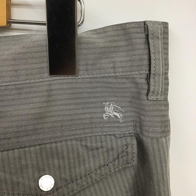 バーバリーブラックレーベル BURBERRY BLACK LABEL パンツ スラックス BMS28-210-04 ワンポイント 灰 / グレー /  メンズ USED 古着 中古 10114033