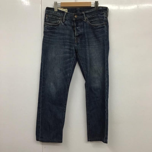 アバクロンビーアンドフィッチ ABERCROMBIE&FITCH パンツ デニム、ジーンズ デニムパンツ スリムパンツ カジュアルパンツ 30インチ 無地 インディゴ / インディゴ /  メンズ USED 古着 中古 10131292