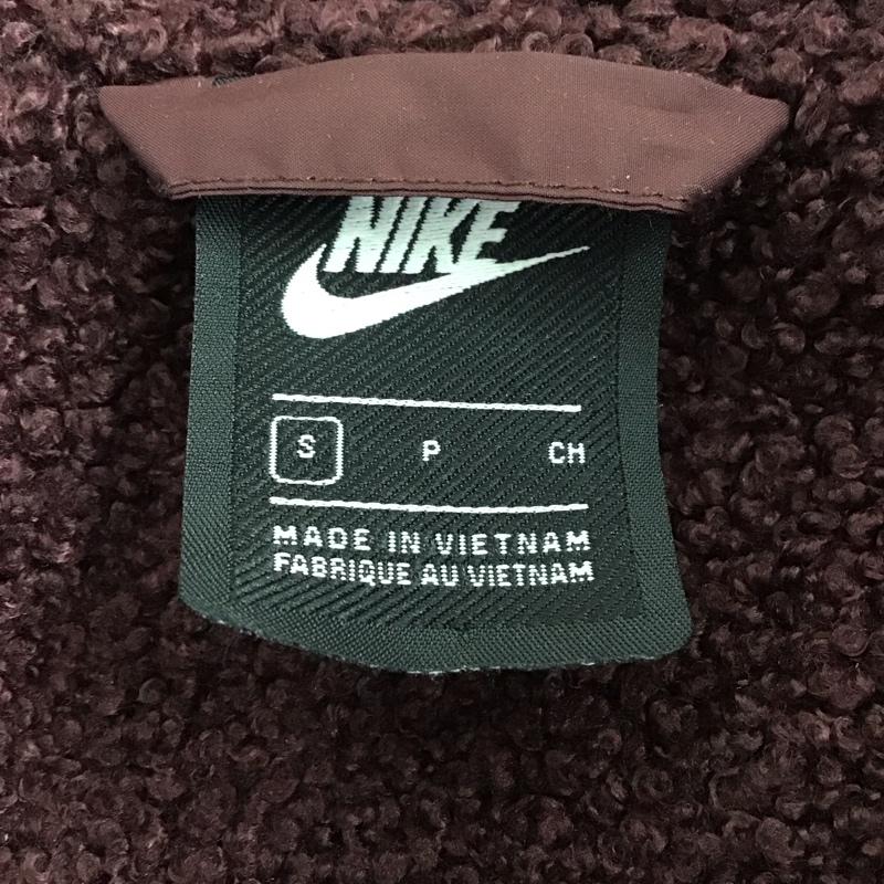 ナイキ NIKE ジャケット、上着 ジャケット、ブレザー 930317-659 フリースジャケット ジップアップジャケット S ロゴ、文字 えんじ / ワインレッド /  メンズ USED 古着 中古 10124806