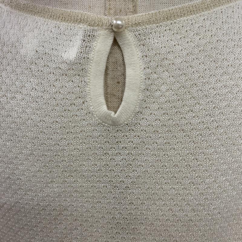 ロペピクニック ROPE  PICNIC カットソー 長袖 38 無地 白 / ホワイト /  レディース USED 古着 中古 10042285