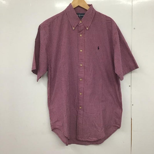 ラルフローレン RALPHLAUREN シャツ、ブラウス 半袖 半袖シャツ チェックシャツ ボタンダウンシャツ M チェック マルチカラー / マルチカラー /  メンズ USED 古着 中古 10146800