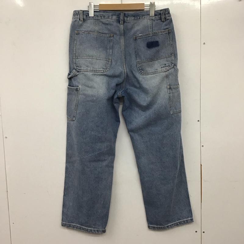 ノーティカ NAUTICA パンツ デニム、ジーンズ デニムパンツ ワイドパンツ カジュアルパンツ L 無地 インディゴ / インディゴ /  メンズ USED 古着 中古 10137487