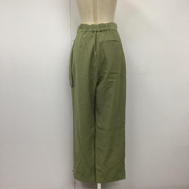 ローリーズファーム LOWRYS FARM パンツ スラックス L 無地 カーキ / カーキ /  レディース USED 古着 中古 10110281