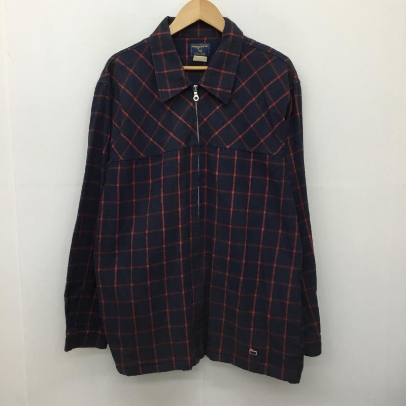 ウールリッチ WOOLRICH ジャケット、上着 ジャケット、ブレザー L チェック 赤 / レッド / X 紺 / ネイビー /  メンズ USED 古着 中古 10137898