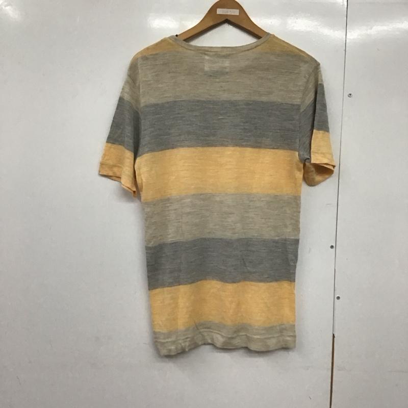 クオドロ quadro シャツ、ブラウス 半袖 半袖カットソー プリントTシャツ クルーネックカットソー 3 ボーダー柄 マルチカラー / マルチカラー /  メンズ USED 古着 中古 10143484