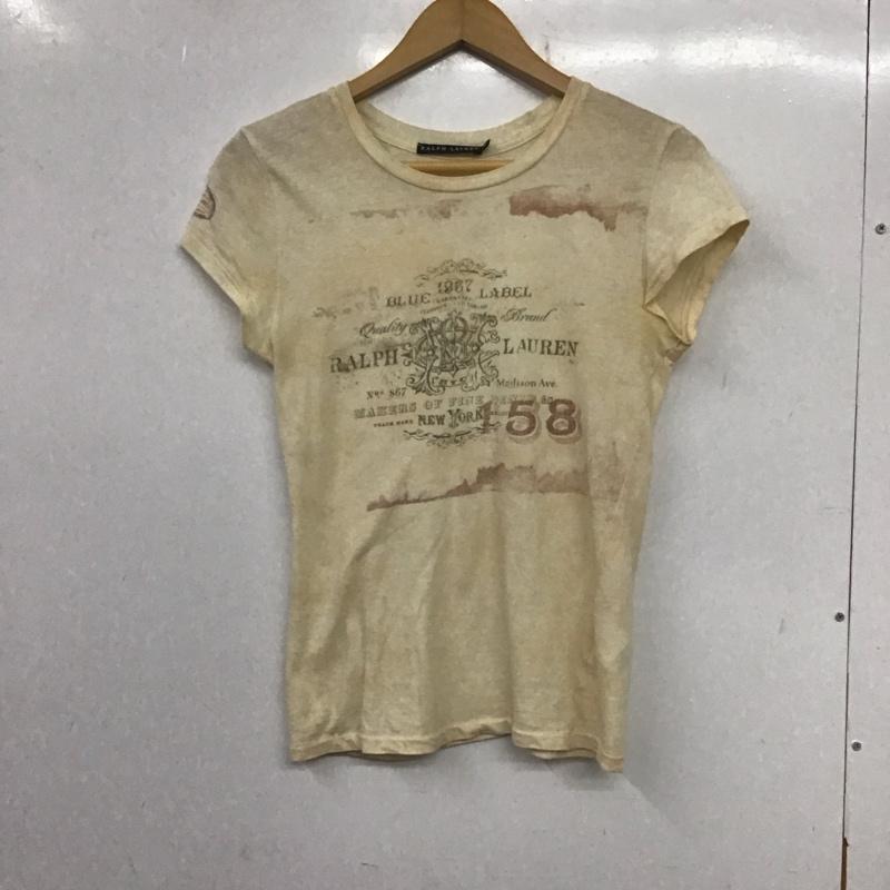 ラルフローレン RALPHLAUREN Tシャツ 半袖 M プリント ベージュ / ベージュ /  レディース USED 古着 中古 10140339