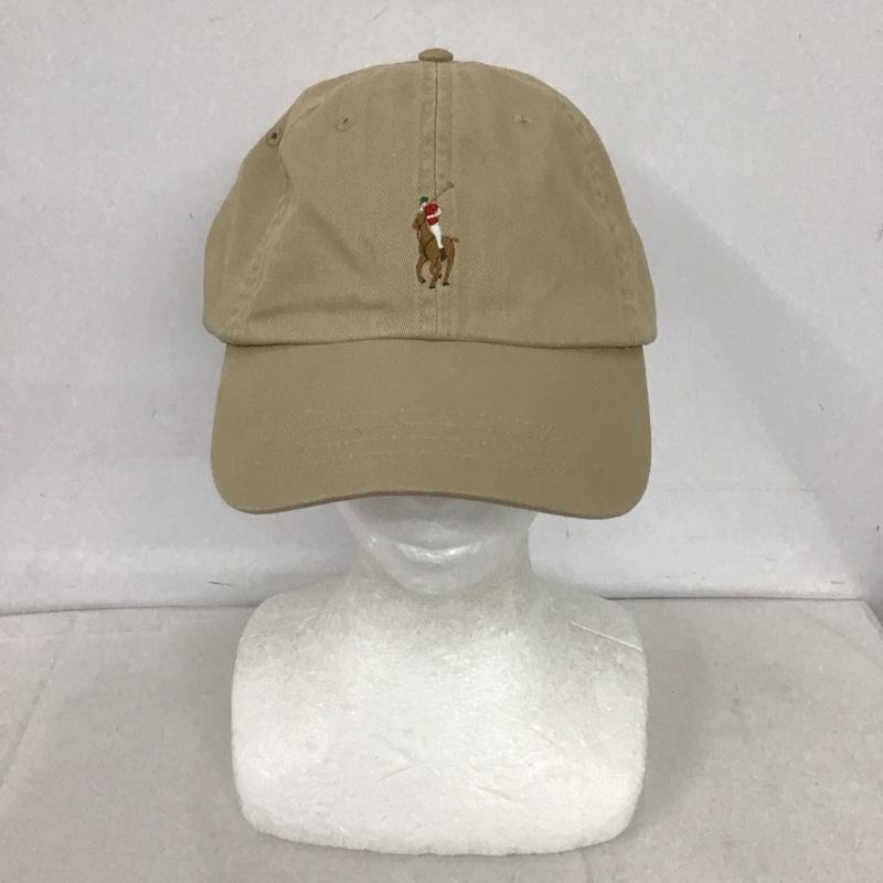 ポロラルフローレン POLO RALPH LAUREN 帽子 キャップ 無地 ベージュ / ベージュ /  メンズ USED 古着 中古 10148217