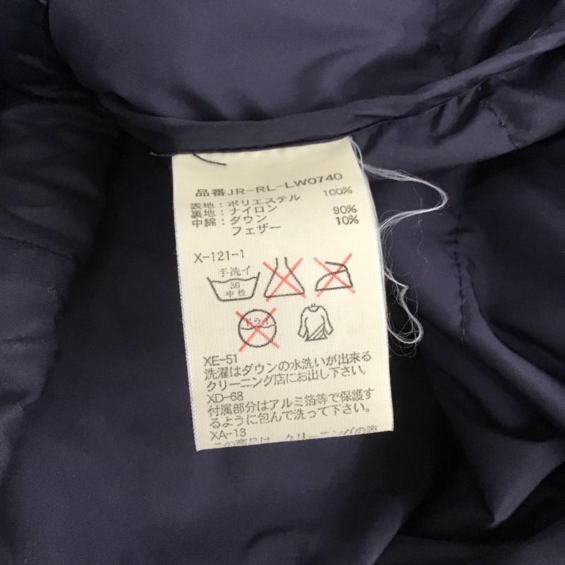 ポロバイラルフローレン Polo by RALPH LAUREN ジャケット、上着 ジャンパー、ブルゾン ジップアップダウンジャケット アウターフード付きジャケット LL ロゴ、文字 紺 / ネイビー /  メンズ USED 古着 中古 10148163