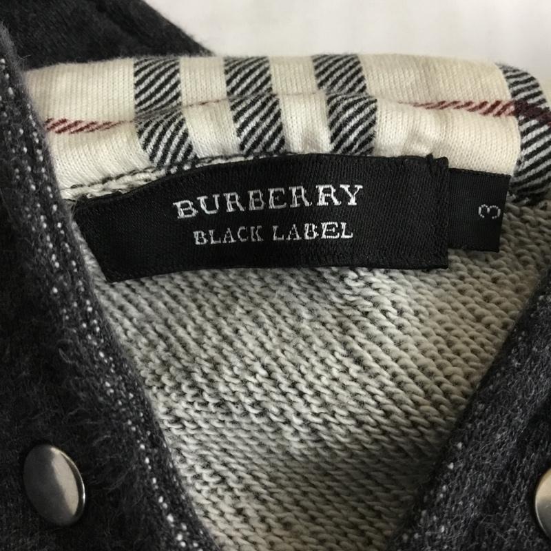 バーバリーブラックレーベル BURBERRY BLACK LABEL パーカー 長袖 ジップパーカー 3 無地 マルチカラー / マルチカラー /  メンズ USED 古着 中古 10109964