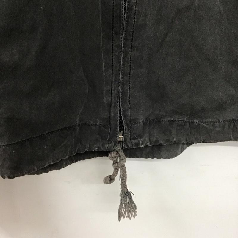 古着 USED パーカー 長袖 ジップアップパーカー 長袖パーカー カジュアルジャケット XXL ロゴ、文字 ダークグレー / ダークグレー /  メンズ USED 古着 中古 10148133