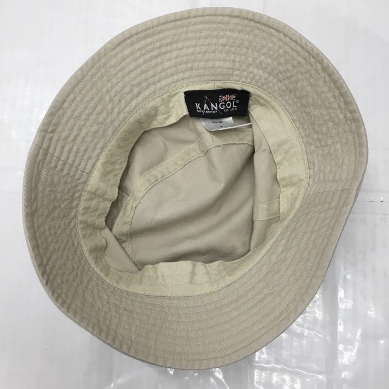カンゴール KANGOL 帽子 ハット K4224HT コットン バケットハット ワンポイント ベージュ / ベージュ /  メンズ USED 古着 中古 10110172