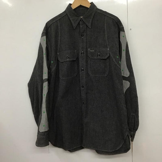 キャピタル KAPITAL シャツ、ブラウス 長袖 k2504ls143 長袖シャツ 無地シャツ カラーシャツ L 無地 灰 / グレー /  メンズ USED 古着 中古 10142957