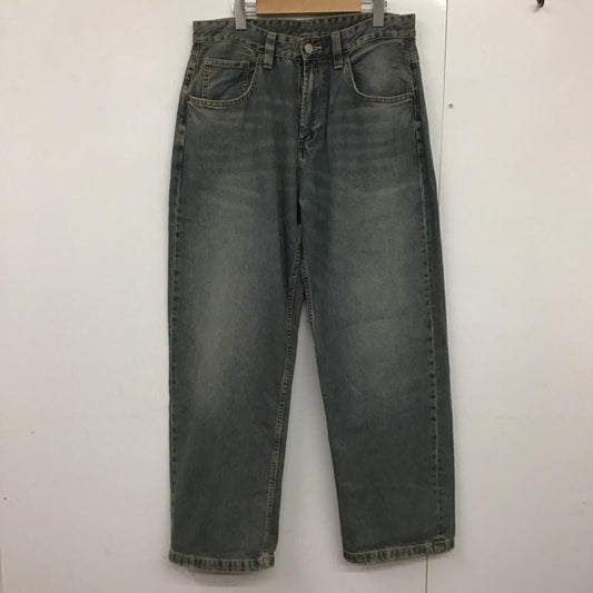 ザラ ZARA パンツ デニム、ジーンズ デニムパンツ ワイドパンツ カジュアルパンツ 42 無地 インディゴ / インディゴ /  メンズ USED 古着 中古 10143444