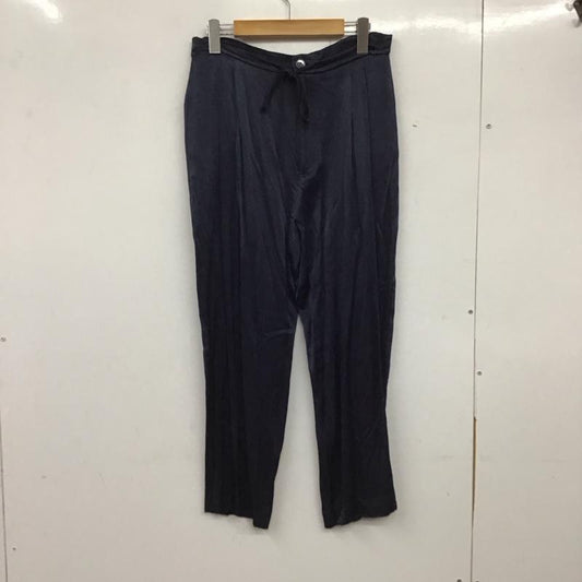 ザラ ZARA パンツ スラックス 9479 076 401 イージーパンツ ワイドパンツ S 無地 紺 / ネイビー /  レディース USED 古着 中古 10139248