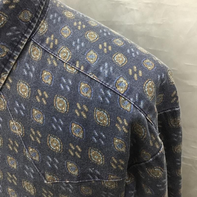 古着 USED シャツ、ブラウス 長袖 長袖シャツ カラーシャツ ポケットシャツ 長袖カットソー 総柄シャツ L プリント マルチカラー / マルチカラー /  メンズ USED 古着 中古 10120696