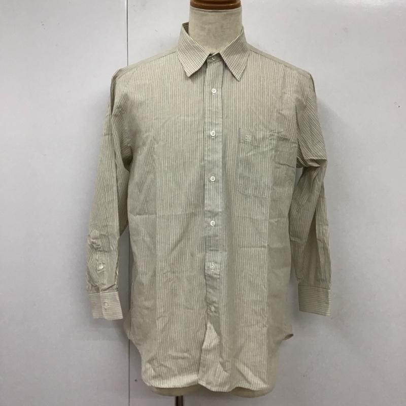 ジバンシィ GIVENCHY シャツ、ブラウス 長袖 90s 90年代 コットン リネン ストライプ マルチカラー / マルチカラー /  メンズ USED 古着 中古 10118092