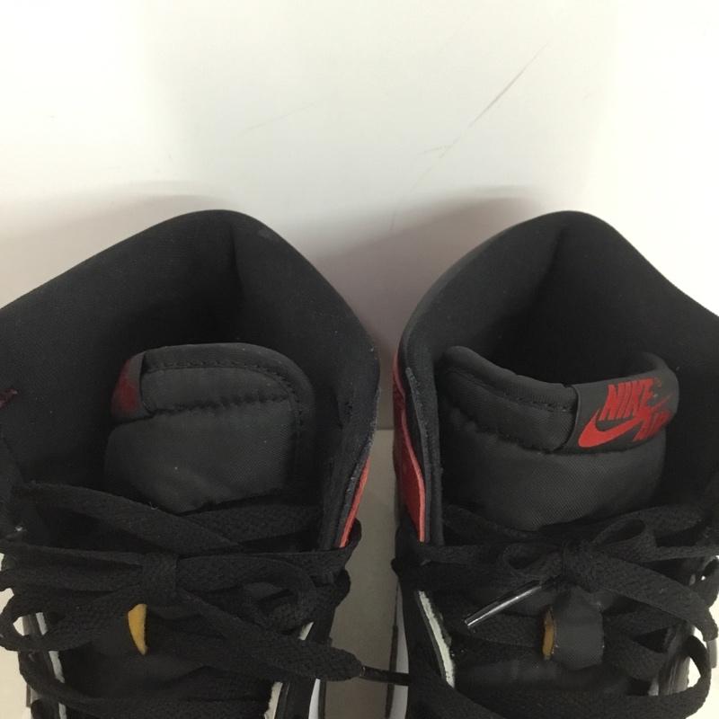 ナイキ NIKE スニーカー スニーカー DZ5485-106 AIR JORDAN 1 RETRO HIGH OG 28cm 箱有 28.0cm ロゴ、文字 黒 / ブラック / X 白 / ホワイト / X 赤 / レッド /  メンズ USED 古着 中古 10142826