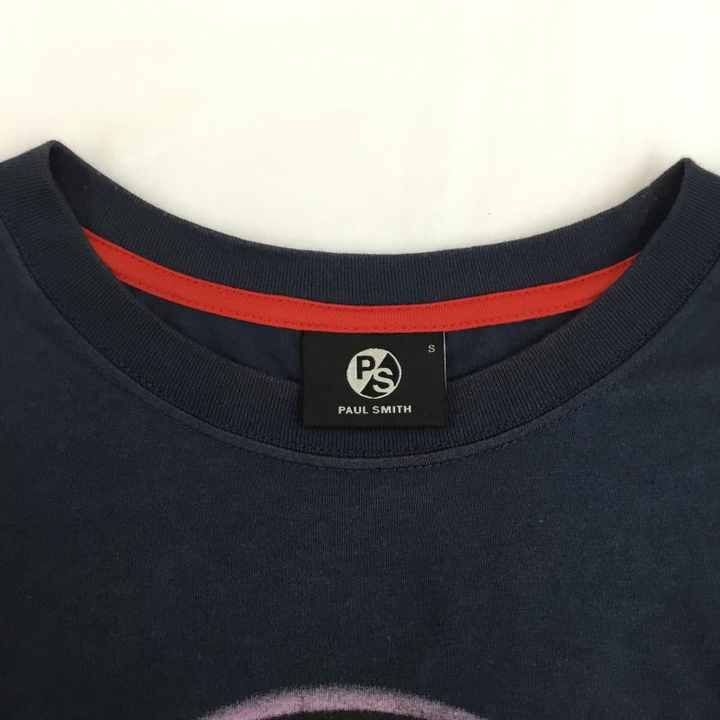ポールスミス Paul Smith Tシャツ 半袖 S ロゴ、文字 紺 / ネイビー / X 黒 / ブラック / X 桃 / ピンク / X 紫 / パープル /  メンズ USED 古着 中古 10134509
