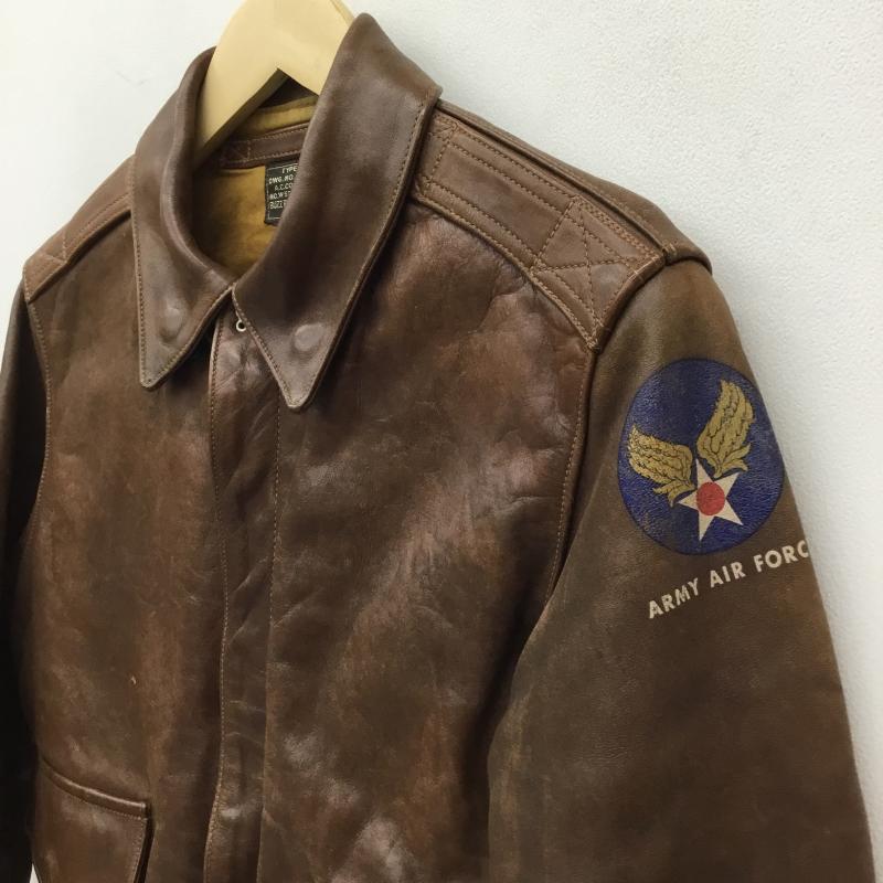 バズリクソンズ Buzz Rickson s ジャケット、上着 レザージャケット A-2 フライトジャケット　ホースハイド 36 ロゴ、文字 茶 / ブラウン /  メンズ USED 古着 中古 10144520