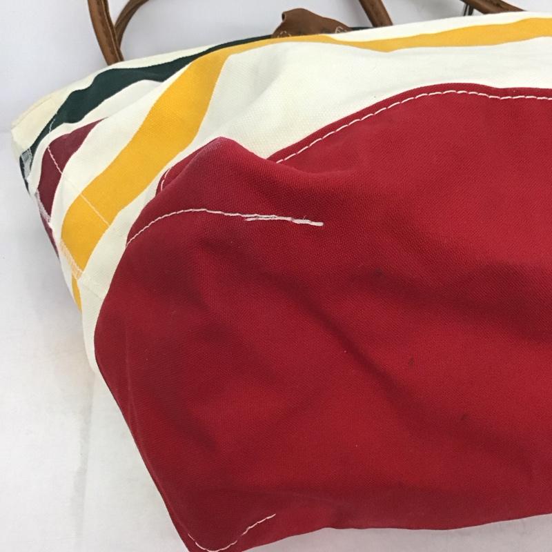エルエルビーン L.L.Bean トートバッグ トートバッグ OPD11 USA製 90S 90年代 コットン ボーダー柄 マルチカラー / マルチカラー /  メンズ USED 古着 中古 10141063