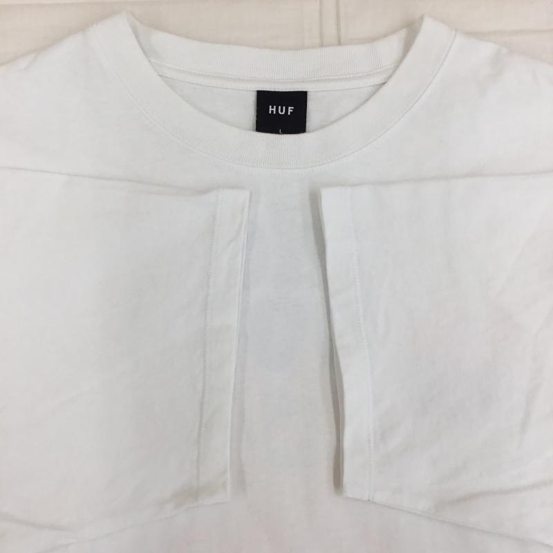ハフ HUF Tシャツ 半袖 L キャラクター 白 / ホワイト /  メンズ USED 古着 中古 10134992