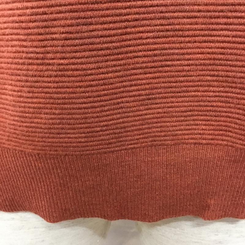 メンズ メルローズ MEN S MELROSE ニット、セーター 長袖 長袖ニットカットソー ニット セーター クルーネックニット 4 無地 橙 / オレンジ /  メンズ USED 古着 中古 10116867