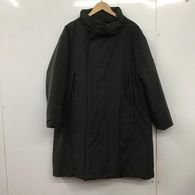 グリップスワニー GRIP SWANY コート コート一般 GSW-17 モンスターパーカー 中綿コート ロング丈 M ロゴ、文字 チャコールグレー / チャコールグレー /  レディース USED 古着 中古 10146616