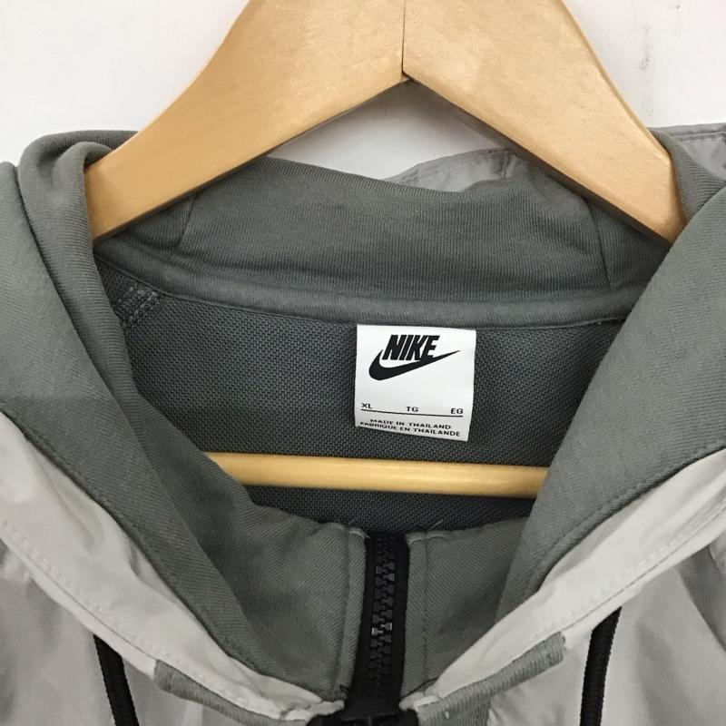 ナイキ NIKE ジャケット、上着 ジャケット、ブレザー DD4897-077 NSW TE ウィンター フリース フルジップ XL ロゴ、文字 灰 / グレー /  メンズ USED 古着 中古 10139487