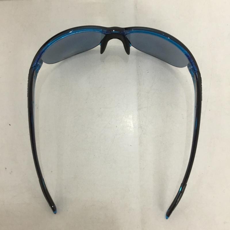 スワンズ Swans めがね・サングラス サングラス LN-0067 LUNA ULTRA LENS for GOLFモデル スポーツサングラス 箱有 ロゴ、文字 黒 / ブラック / X 青 / ブルー /  メンズ USED 古着 中古 10141097