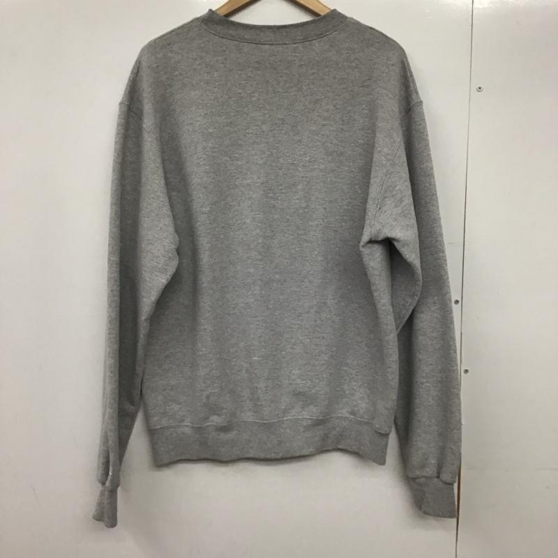 チャンピオン Champion トレーナー 長袖 長袖トレーナー スウェット クルーネック プルオーバー M 無地 灰 / グレー /  メンズ USED 古着 中古 10145945