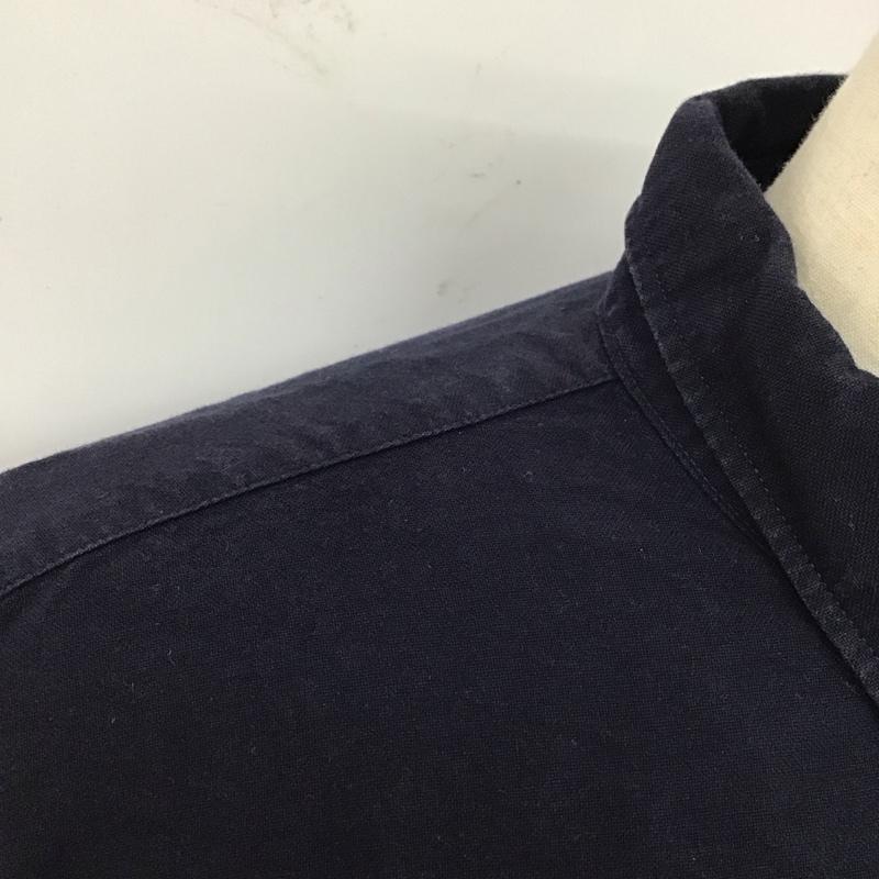 ビームス BEAMS シャツ、ブラウス 長袖 11-11-1919-803 ボタンダウン XL 無地 紺 / ネイビー /  メンズ USED 古着 中古 10118114