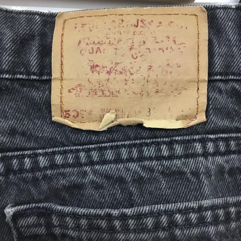 リーバイストラウスアンドコー Levi Strauss & co. パンツ デニム、ジーンズ デニムパンツ スリムパンツ ジーンズ 32インチ 無地 黒 / ブラック /  レディース USED 古着 中古 10118619