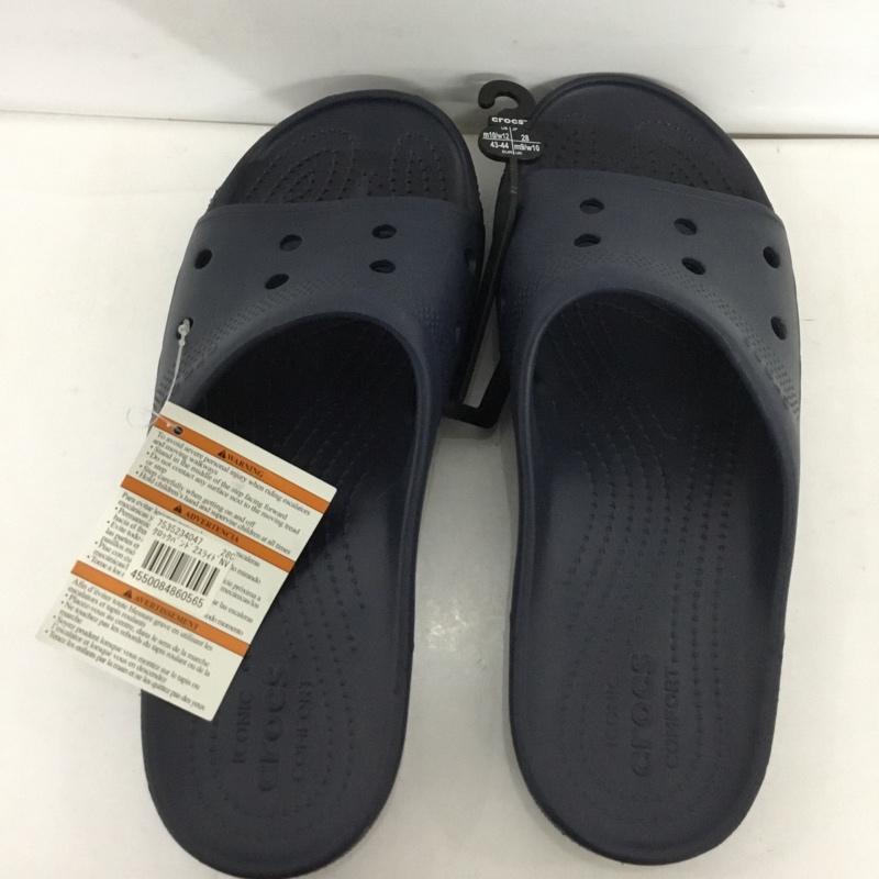 クロックス crocs サンダル サンダル クロックバンド 2スライド 28cm 28.0cm 無地 紺 / ネイビー /  メンズ USED 古着 中古 10125461