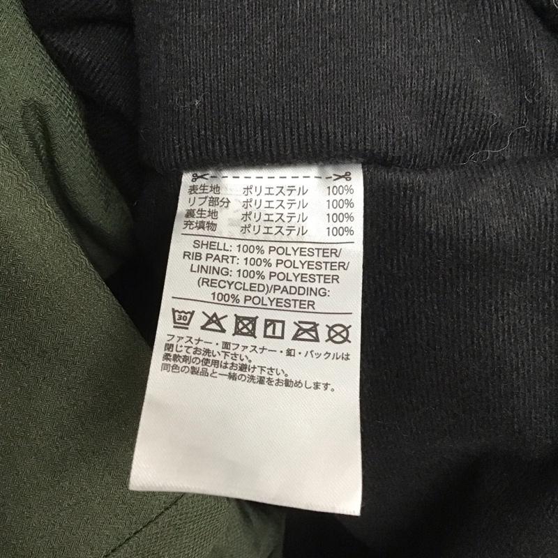 アディダス adidas ジャケット、上着 ジャンパー、ブルゾン ds9225 キルティングコート アウター M ロゴ、文字 カーキ / カーキ /  レディース USED 古着 中古 10146666