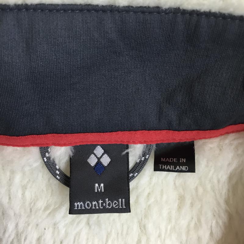 モンベル mont-bell ジャケット、上着 ジャケット、ブレザー 1106660 クリマエア ジャケット M ロゴ、文字 白 / ホワイト / X 赤 / レッド / X 紺 / ネイビー /  メンズ USED 古着 中古 10138530