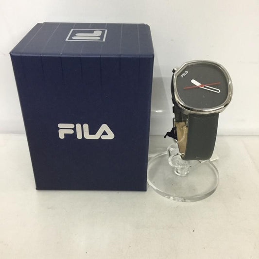 フィラ FILA 腕時計 アナログ（クォーツ式） 38-162-002 箱有 ロゴ、文字 灰 / グレー /  レディース USED 古着 中古 10134425