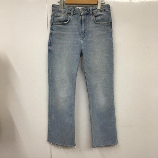 ザラ ZARA パンツ デニム、ジーンズ 38インチ 無地 水色 / ライトブルー /  レディース USED 古着 中古 10114149