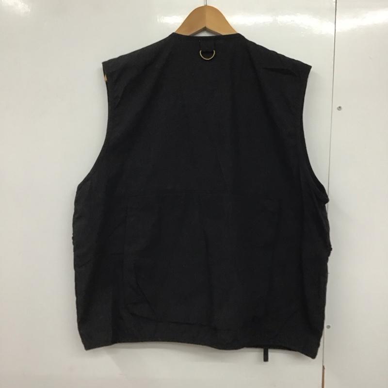 ロスコ ROTHCO ベスト ベスト ジップアップベスト ノースリーブカットソー アウター M 無地 黒 / ブラック /  メンズ USED 古着 中古 10141359