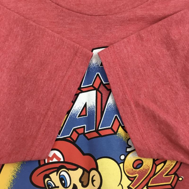 ユーズドクロージング used clothes Tシャツ 半袖 マリオカート　MARIO　KART S キャラクター 赤 / レッド /  メンズ USED 古着 中古 10133849