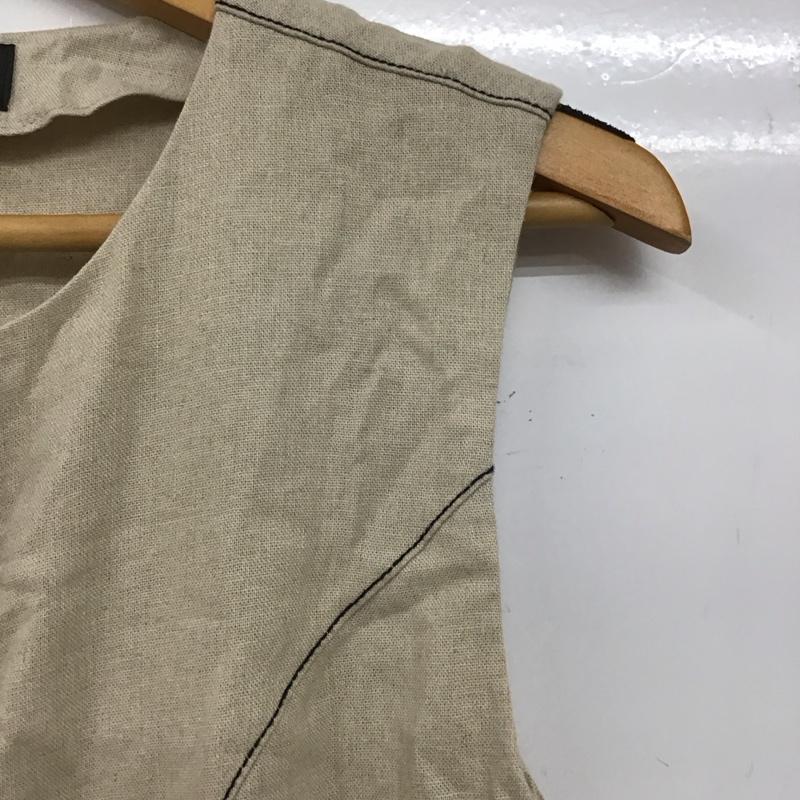 ザラ ZARA ワンピース ミニスカート XS 無地 ベージュ / ベージュ /  レディース USED 古着 中古 10144551