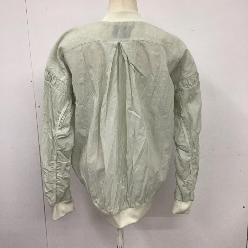 アディダス adidas ジャケット、上着 ジャケット、ブレザー fm5182 クロスジャケットWSTYLEウーブンボンバージャケット アウター L 無地 灰 / グレー /  レディース USED 古着 中古 10126730