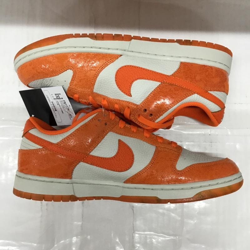ナイキ NIKE スニーカー スニーカー FN7773-001 WMNS DUNK LOW 27.5cm 箱有 27.5cm ロゴ、文字 橙 / オレンジ / X アイボリー / アイボリー /  メンズ USED 古着 中古 10106349