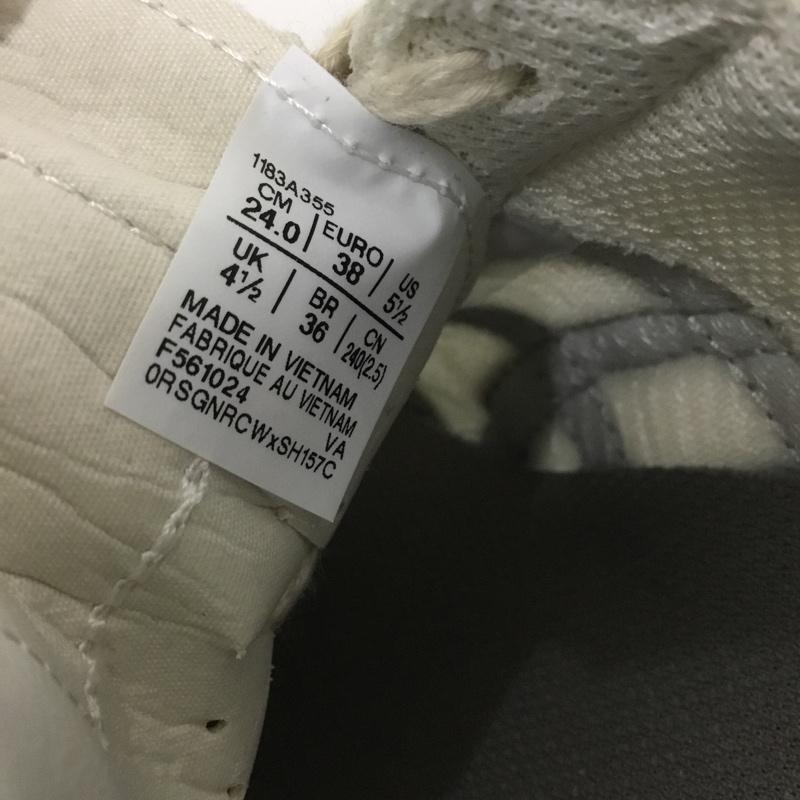 オニツカタイガー ONITSUKA TIGER スニーカー スニーカー 1183A355 CALIFORNIA 78 EX 24cm 24.0cm ロゴ、文字 灰 / グレー / X 白 / ホワイト /  レディース USED 古着 中古 10131194
