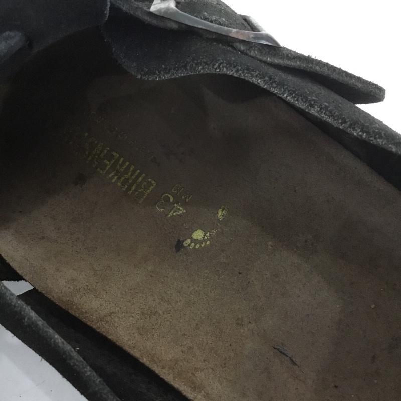 ビルケンシュトック BIRKENSTOCK カジュアルシューズ カジュアルシューズ LONDON 43 ロゴ、文字 黒 / ブラック /  メンズ USED 古着 中古 10142719