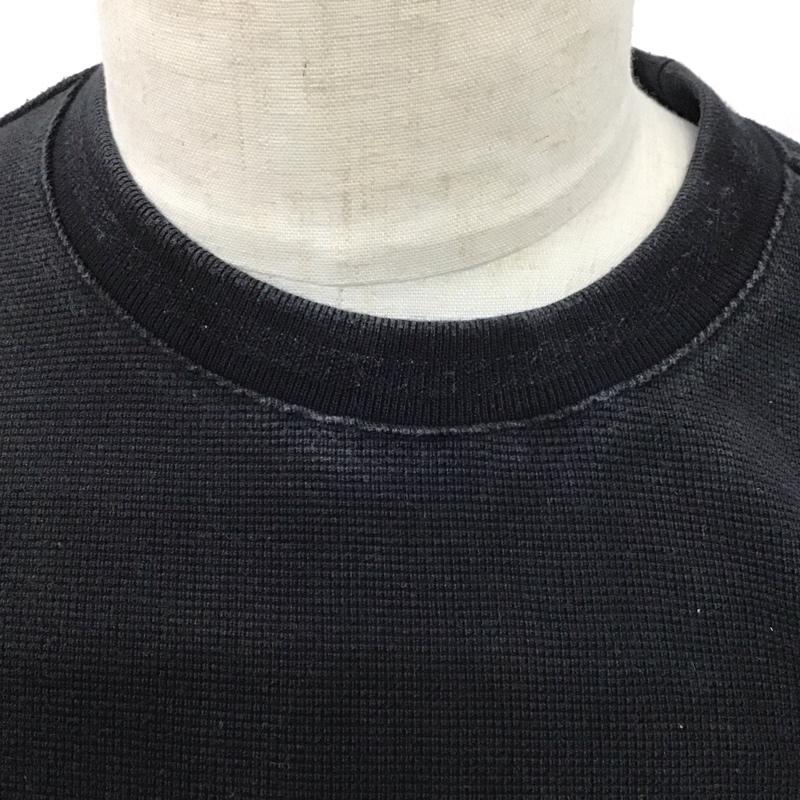 シュプリーム Supreme カットソー 半袖 19AW UniversitySSTop 半袖カットソー サーマル M 無地 黒 / ブラック /  メンズ USED 古着 中古 10126722